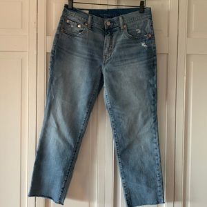 Gap Girlfriend Mid Rise Jeans - size 26, 2p